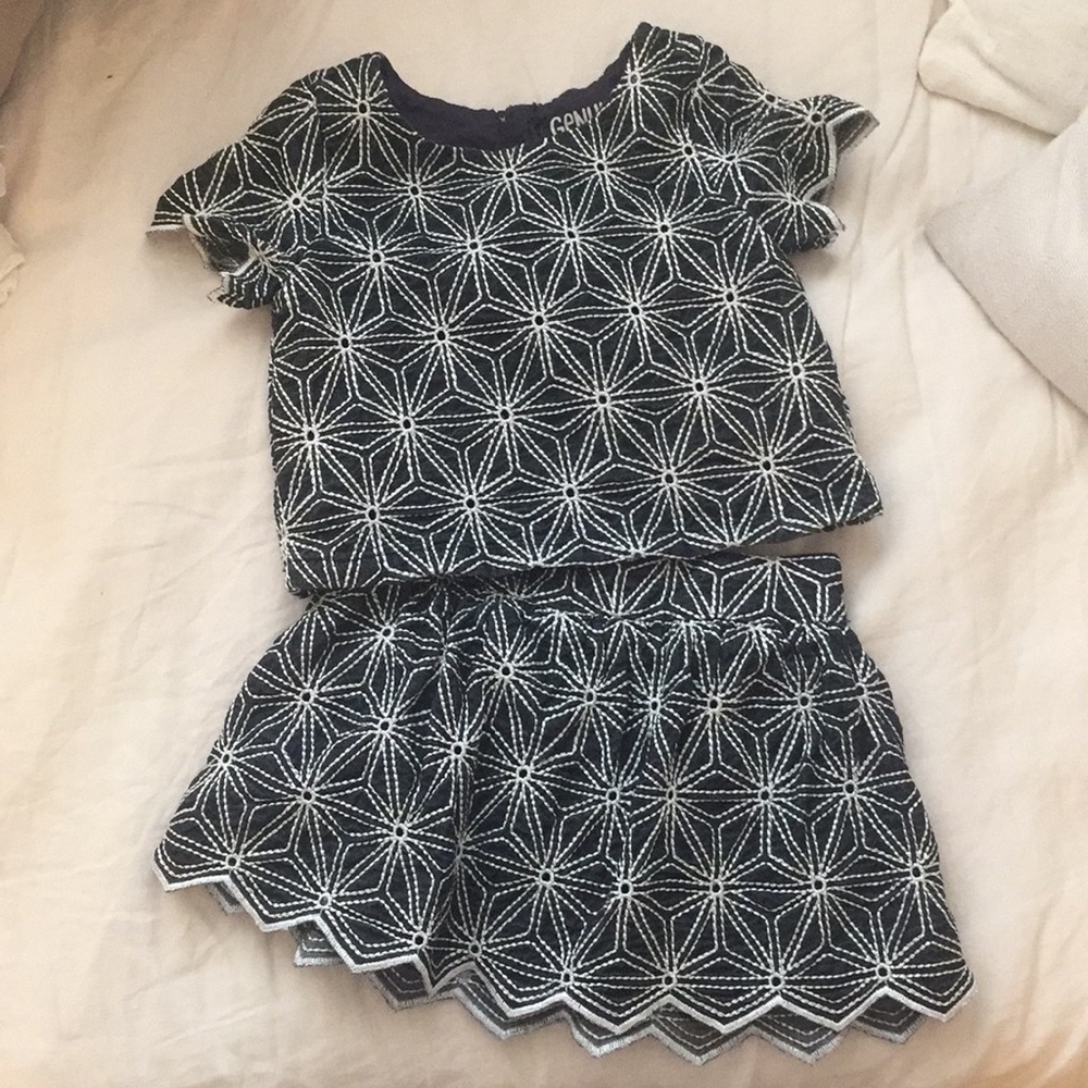 Genuine Kids by OshKosh - Skirt and Top Outfit